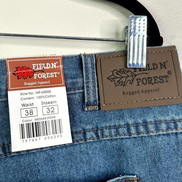 Field N' Forest Men's Jeans size 38x32 NWT - Picture 7 of 12